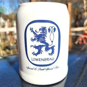 Vintage Lowenbrau Stoneware Beer Mug